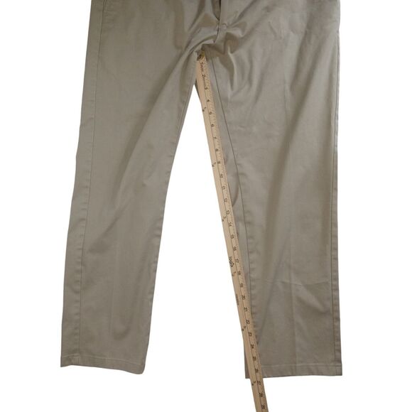 Jos A Bank 1905 Men's Pants Khaki 36x27 100% Cotton - Picture 2 of 6
